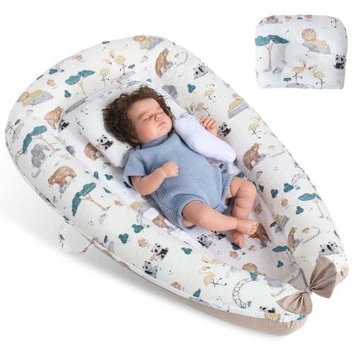 Baby's Crib pure Cotton Sleeve , High-grade Memory Foam, Inner Core,