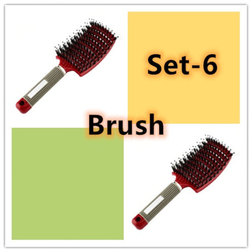 Hairbrush Anti Klit Brushy Haarborstel Women Detangler Hair Brush Bris